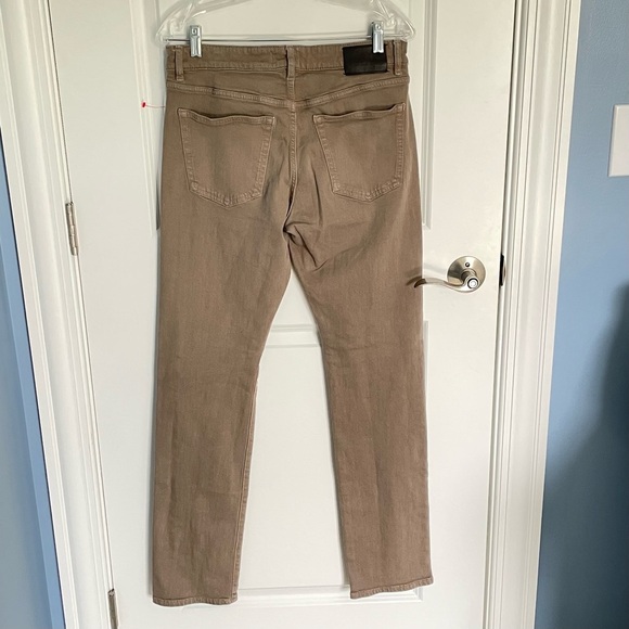 DL1961 Russell Slim Straight Leg Jeans tan 35732 - Picture 6 of 12
